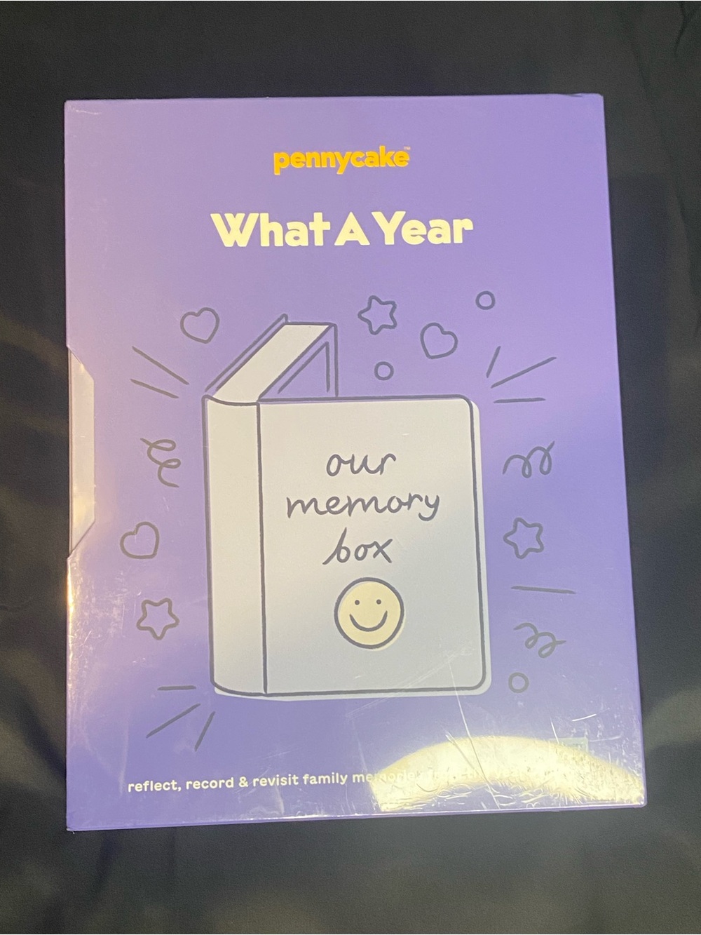 What A Year Memory Box Book Keepsake Box for Keepsakes Memory Box
